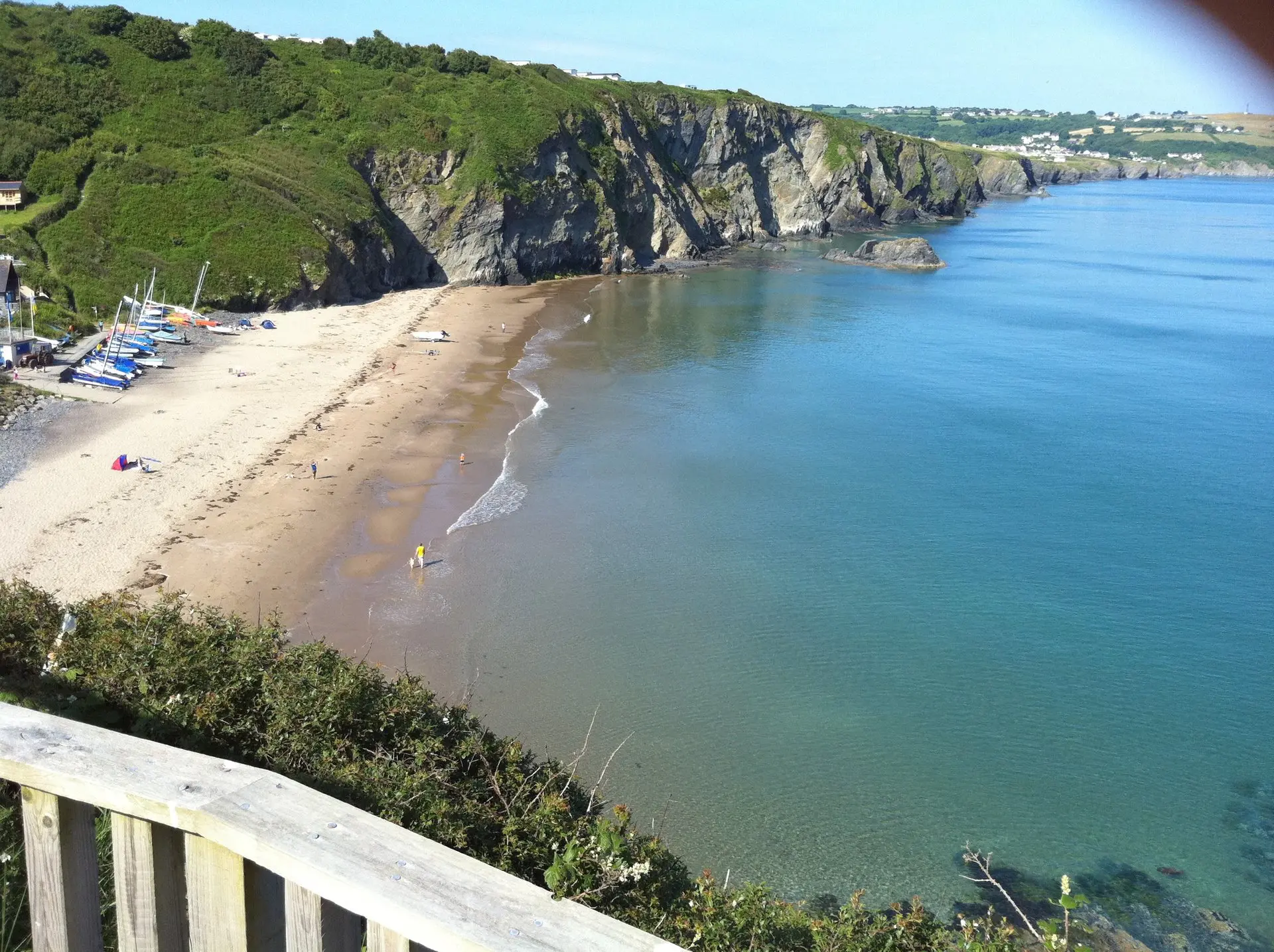 The coastline near Aberporth