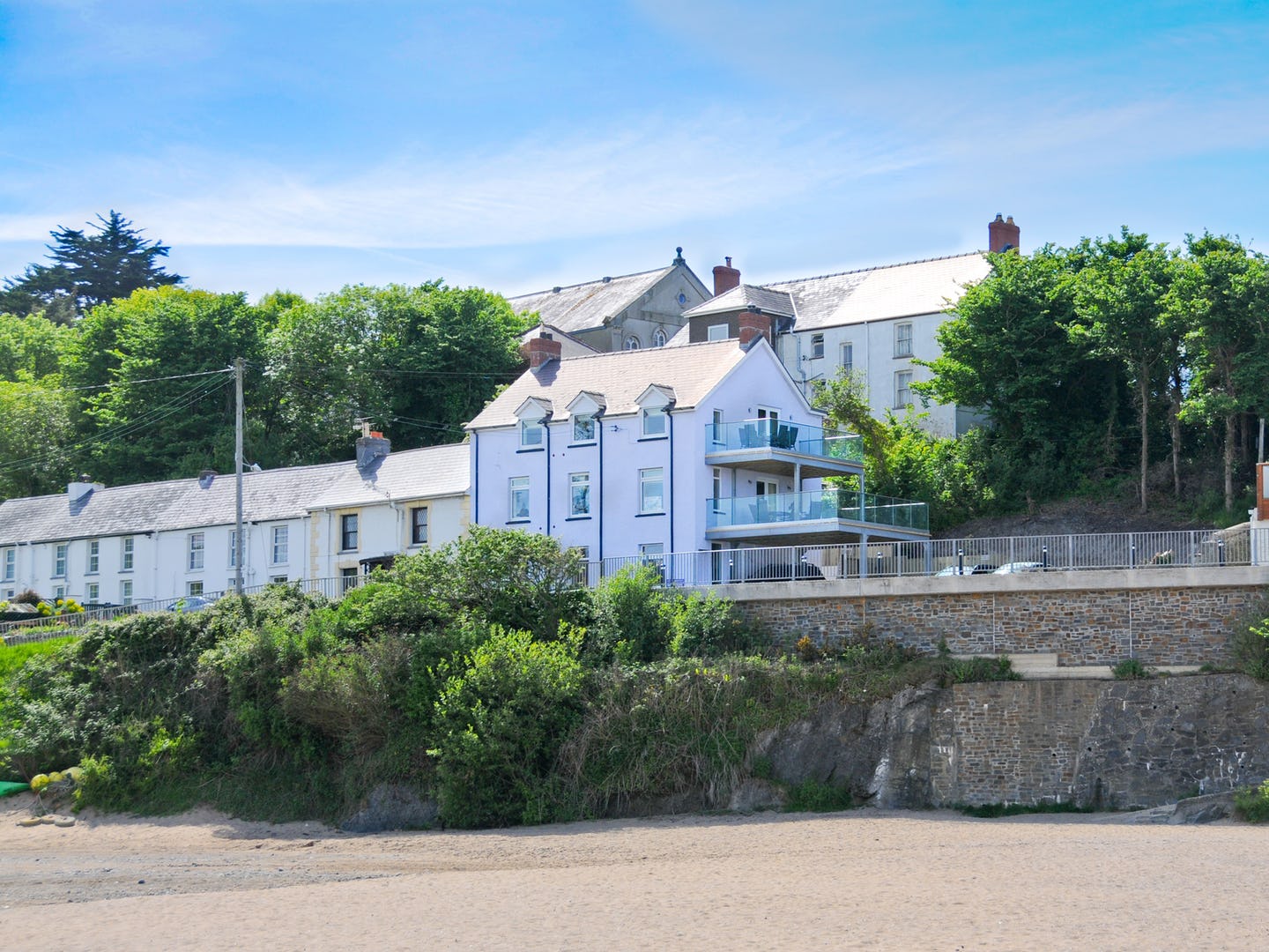 The Old Post Office from the beach